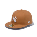 59FIFTY ダックキャンバス ニューヨーク・ヤンキース タン × スノーホワイト