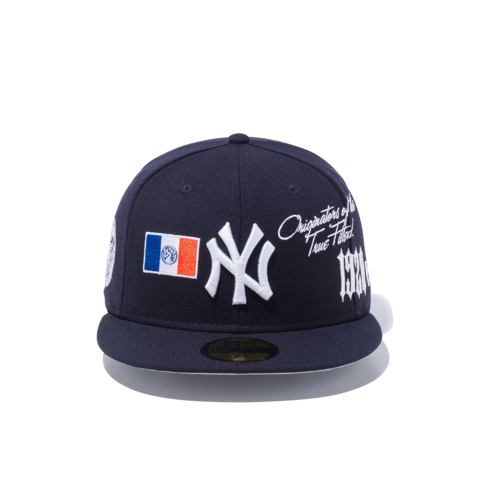 59FIFTY ニューエラ 1920-2020 ニューヨーク・ヤンキース ネイビー × ホワイト グレーアンダーバイザー