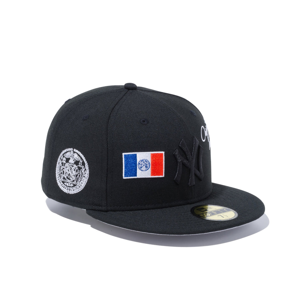 59FIFTY ニューエラ 1920-2020 ニューヨーク・ヤンキース ブラック × ブラック グレーアンダーバイザー