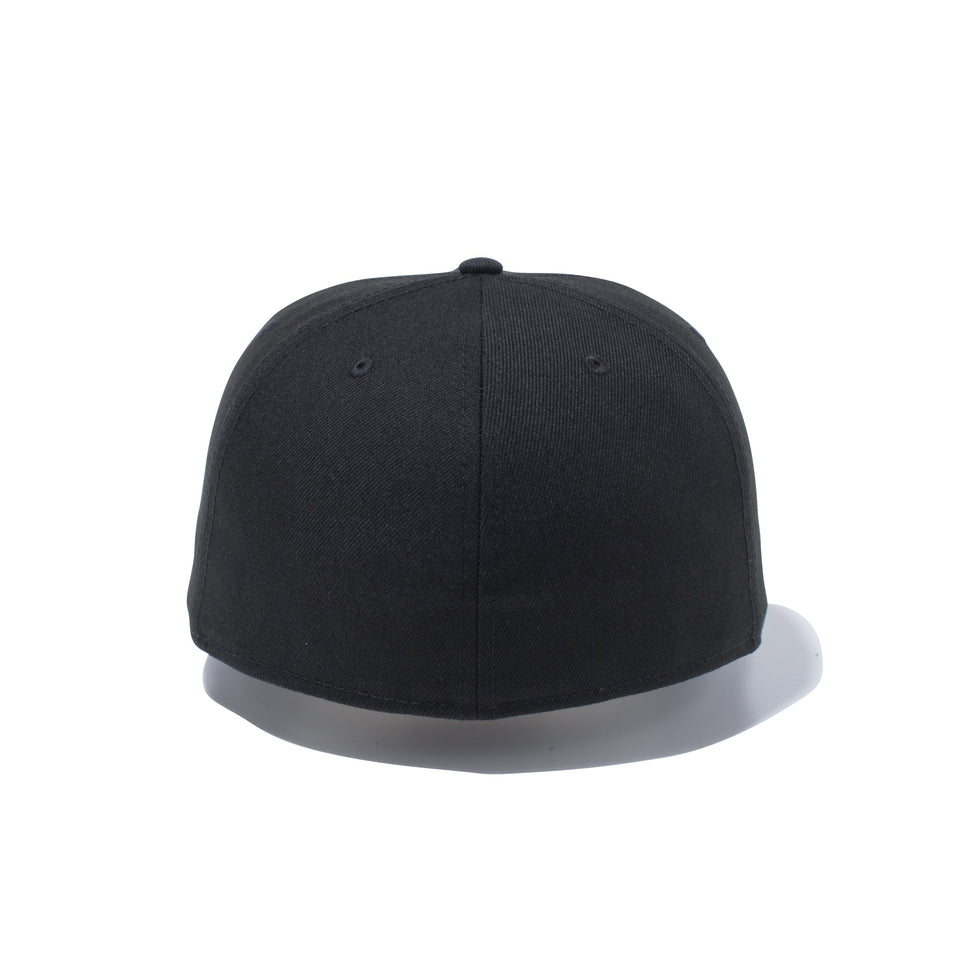 59FIFTY ニューエラ 100周年ロゴ フロント ブラック × ホワイト