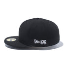 59FIFTY ニューエラ 100周年ロゴ サイド ブラック × ホワイト