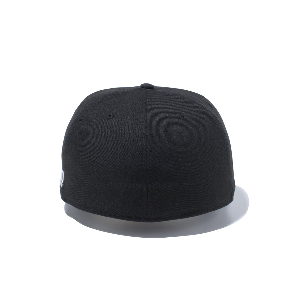 59FIFTY ニューエラ 100周年ロゴ サイド ブラック × ホワイト