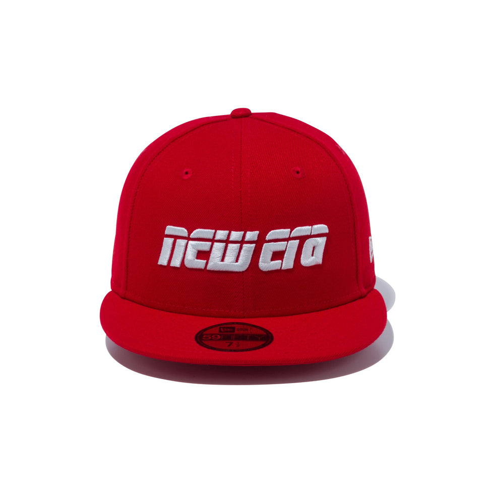 59FIFTY 2000’s ロゴ new era スカーレット × スパーシルバー