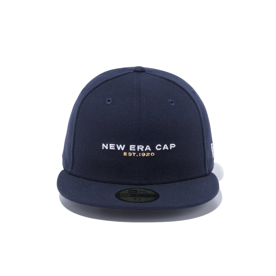 59FIFTY ベーシックファブリックス NEW ERA CAP ネイビー