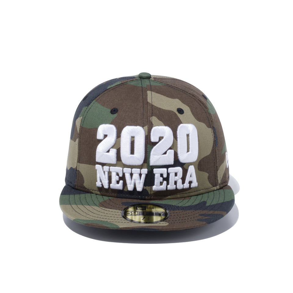 59FIFTY New Era 2020 ウッドランドカモ ブラックアンダーバイザー