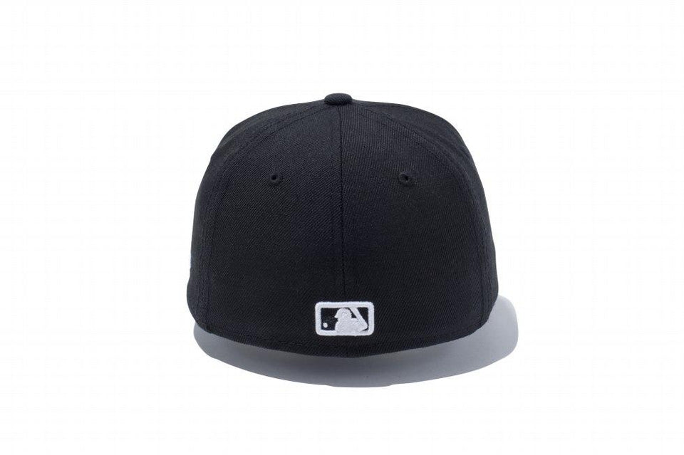 Kid's 59FIFTY UNDERVISOR ニューヨーク・ヤンキース ブラック × ホワイト NEW YORKマルチカラー