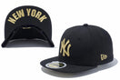 Kid's 59FIFTY UNDERVISOR ニューヨーク・ヤンキース ブラック × ゴールド NEW YORK