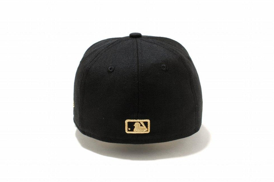 Kid's 59FIFTY UNDERVISOR ニューヨーク・ヤンキース ブラック × ゴールド NEW YORK