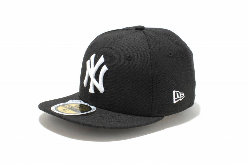 Kid's 59FIFTY ニューヨーク・ヤンキース ブラック × ホワイト