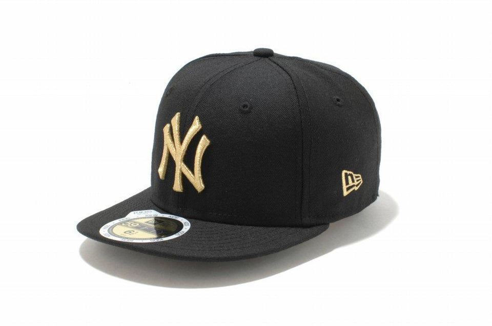 Kid's 59FIFTY ニューヨーク・ヤンキース ブラック × ゴールド