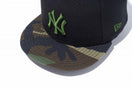9FIFTY ニューヨーク・ヤンキース ブラック × ホリーリーフ ウッドランドカモバイザー