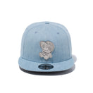 9FIFTY ドラえもん オリジナル シルバーメタルプレート ウォッシュドデニム
