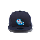 9FIFTY ドラえもん オリジナル ロゴ ネイビー インサイド オールオーバープリント