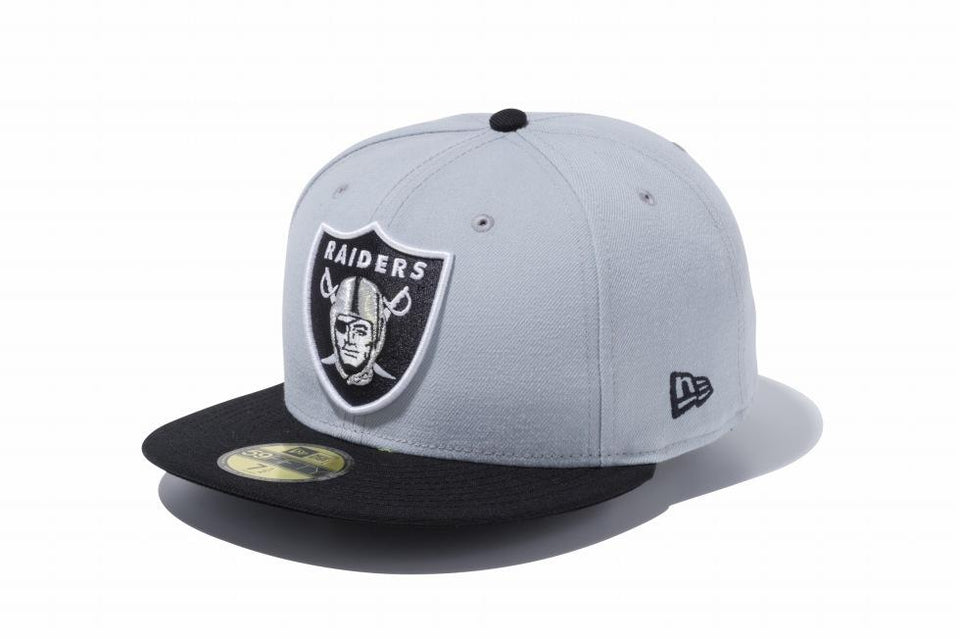 59FIFTY オークランド・レイダース グレー × チームカラー