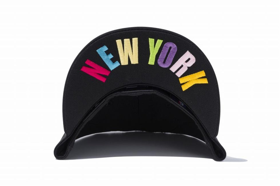 59FIFTY UNDERVISOR ニューヨーク・ヤンキース ブラック × ホワイト NEW YORKマルチカラー