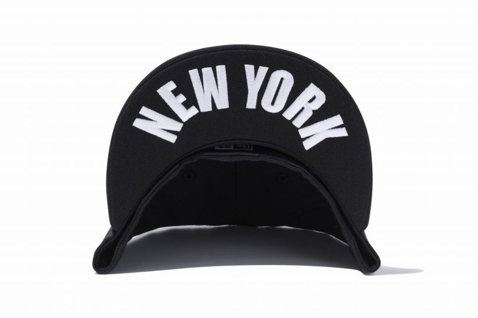 59FIFTY UNDERVISOR ニューヨーク・ヤンキース ブラック × ホワイト NEW YORK