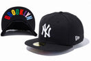 59FIFTY UNDERVISOR ニューヨーク・ヤンキース ブラック × ホワイト BROOKLYNマルチカラー