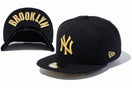 59FIFTY UNDERVISOR ニューヨーク・ヤンキース ブラック × ゴールド BROOKLYN
