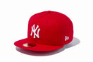59FIFTY ニューヨーク・ヤンキース スカーレット × ホワイト
