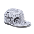 59FIFTY ドラえもん さようなら、ドラえもん オールオーバープリント メタリックゴールドフラッグ
