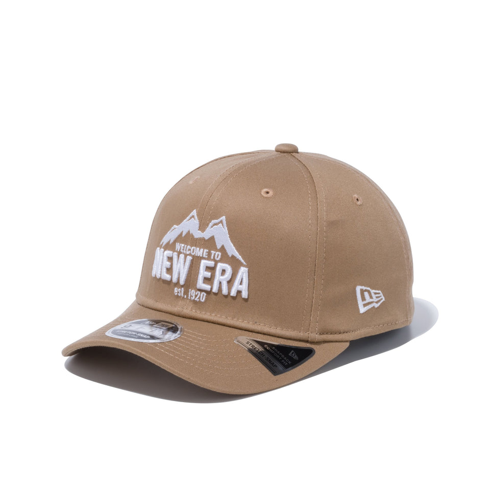 9FIFTY ストレッチスナップ ニューエラ マウンテン カーキ 【ニューエラ アウトドア】