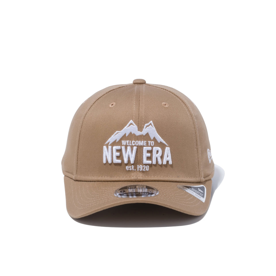 9FIFTY ストレッチスナップ ニューエラ マウンテン カーキ 【ニューエラ アウトドア】