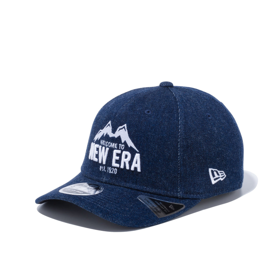 9FIFTY ストレッチスナップ ニューエラ マウンテン インディゴデニム 【ニューエラ アウトドア】
