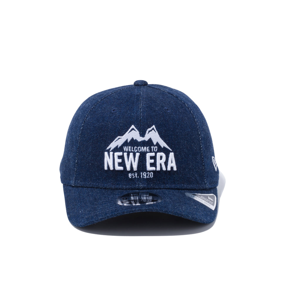 9FIFTY ストレッチスナップ ニューエラ マウンテン インディゴデニム 【ニューエラ アウトドア】