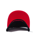 【ゴルフ】 9FIFTY ストレッチスナップ NEW ERA ロゴ ネイビー スカーレットバイザー