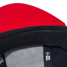 【ゴルフ】 9FIFTY ストレッチスナップ NEW ERA ロゴ ネイビー スカーレットバイザー