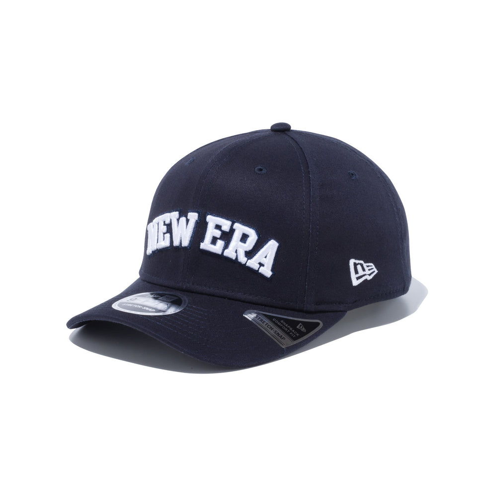 9FIFTY ストレッチスナップ NEW ERA ロゴ ネイビー