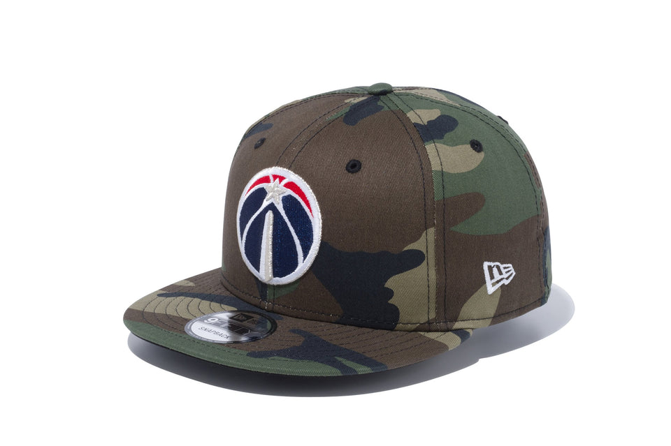 9FIFTY ワシントン・ウィザーズ チームロゴ ウッドランドカモ