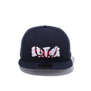 59FIFTY 歌舞伎 ロゴ 隈取 むきみ隈 ネイビー × スノーホワイト