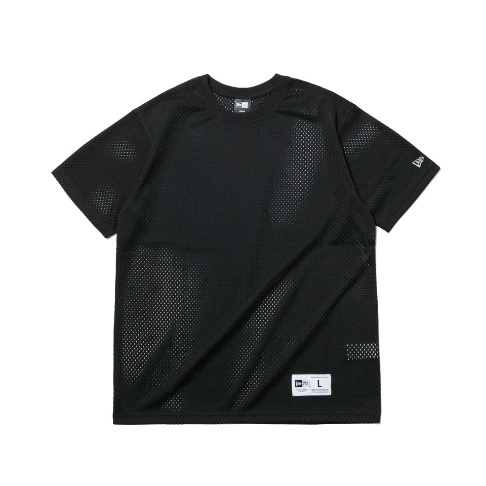 半袖 メッシュ Tシャツ ブラック レギュラーフィット