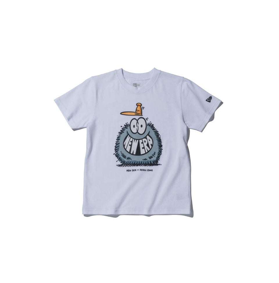 Youth コットン Tシャツ Kevin Lyons ケヴィン・ライオンズ NEW ERA オリジナルロゴ ホワイト