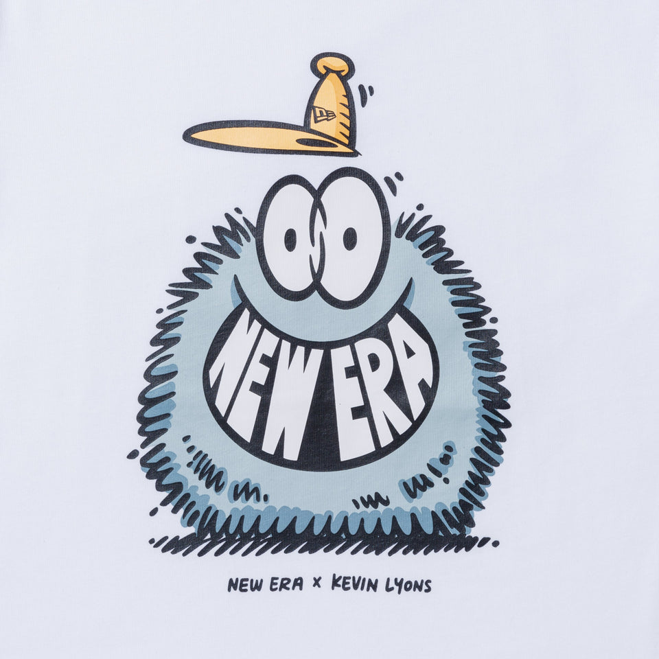 Youth コットン Tシャツ Kevin Lyons ケヴィン・ライオンズ NEW ERA オリジナルロゴ ホワイト