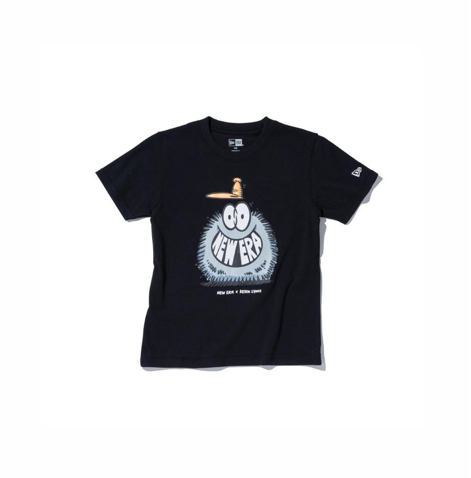 Youth コットン Tシャツ Kevin Lyons ケヴィン・ライオンズ NEW ERA オリジナルロゴ ブラック