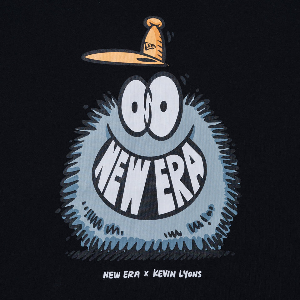 Youth コットン Tシャツ Kevin Lyons ケヴィン・ライオンズ NEW ERA オリジナルロゴ ブラック