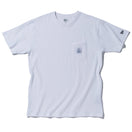 半袖 コットン ポケット Tシャツ Kevin Lyons ケヴィン・ライオンズ NEW ERA オリジナルロゴ ウーブンラベル ホワイト レギュラーフィット