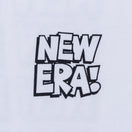 半袖 コットン Tシャツ Kevin Lyons ケヴィン・ライオンズ NEW ERA オリジナルロゴ タイポグラフィー ホワイト レギュラーフィット