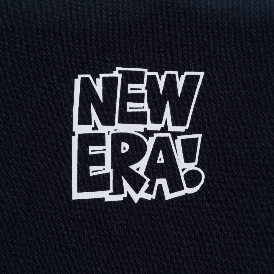 半袖 コットン Tシャツ Kevin Lyons ケヴィン・ライオンズ NEW ERA オリジナルロゴ タイポグラフィー ブラック レギュラーフィット