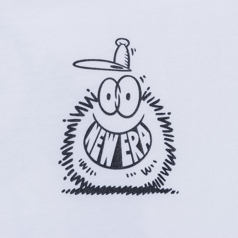 半袖 コットン Tシャツ Kevin Lyons ケヴィン・ライオンズ NEW ERA オリジナルロゴ ホワイト レギュラーフィット