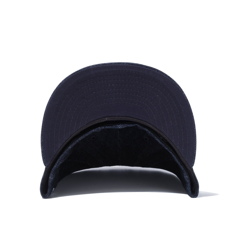 59FIFTY Kevin Lyons ケヴィン・ライオンズ NEW ERA オリジナルロゴ ウーブンラベル ジャパンデニム インディゴ