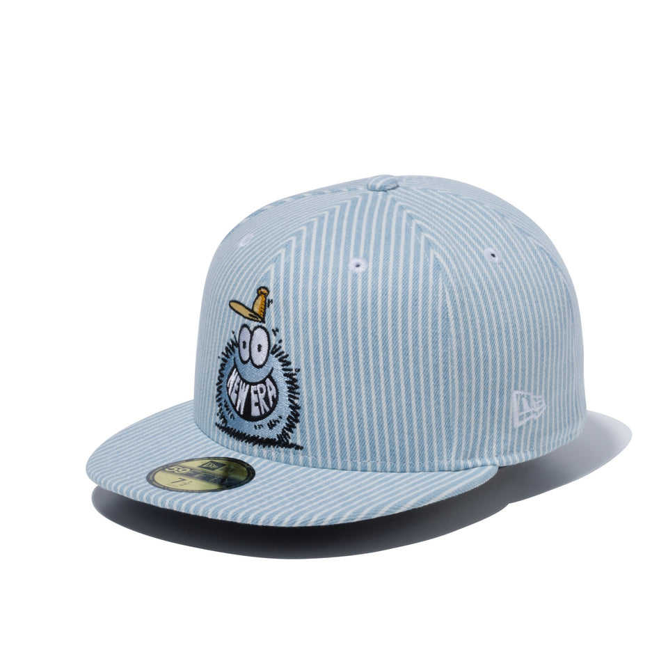 59FIFTY Kevin Lyons ケヴィン・ライオンズ NEW ERA オリジナルロゴ ウォッシュドヒッコリー