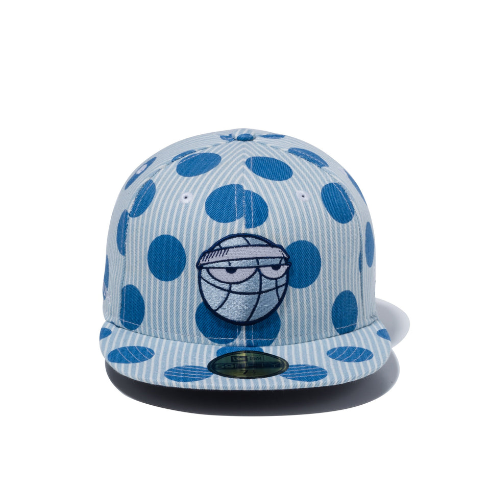59FIFTY Kevin Lyons ケヴィン・ライオンズ オリジナルロゴ ウォッシュド ヒッコリー オールオーバープリント