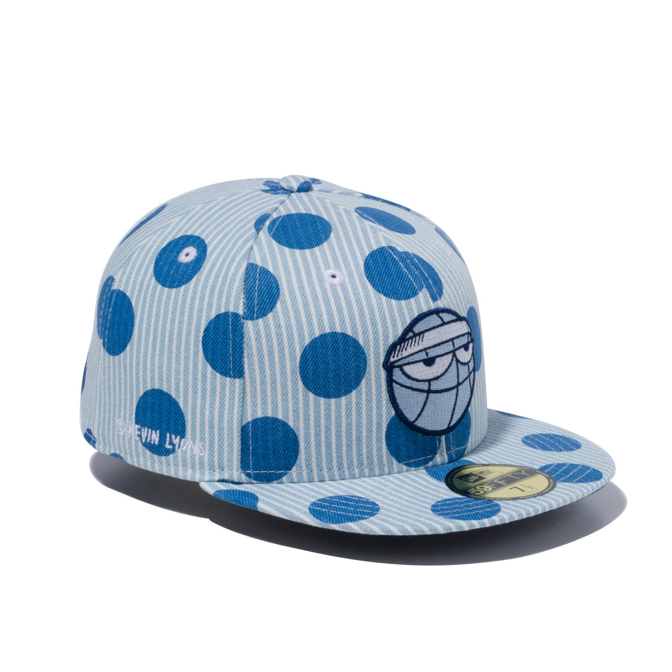 59FIFTY Kevin Lyons ケヴィン・ライオンズ オリジナルロゴ ウォッシュド ヒッコリー オールオーバープリント
