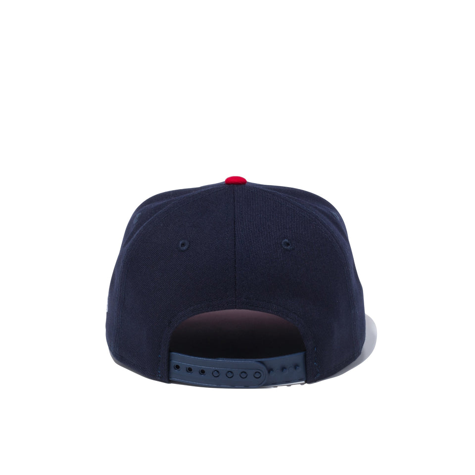 Youth 9FIFTY スマイル ネイビー × ストロベリー/スノーホワイト スカーレットバイザー