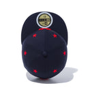 Kid's 59FIFTY Star Eyelets ニューヨーク・ヤンキース ブラック × ラディアントレッド