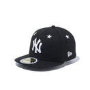 Kid's 59FIFTY Star Eyelets ニューヨーク・ヤンキース ブラック × スノーホワイト