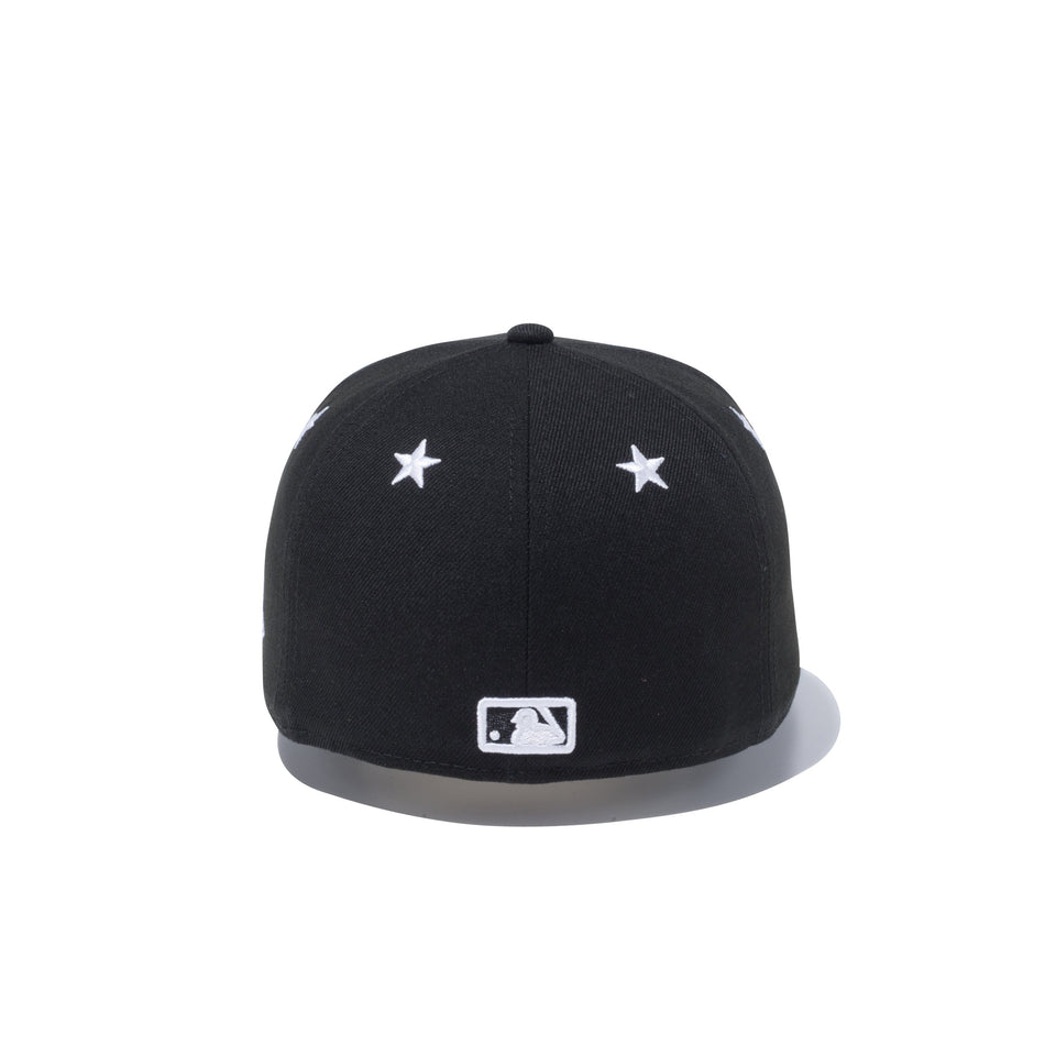 Kid's 59FIFTY Star Eyelets ニューヨーク・ヤンキース ブラック × スノーホワイト